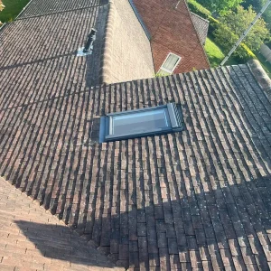 A roof in Kent that has been professionally cleaned by our team